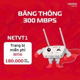 Gói Netvt1T Gói Wifi Viettel Giá Rẻ Cho Nhà Cấp 4