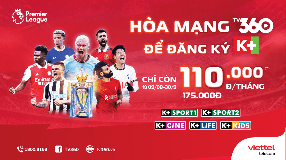 Gói Truyền Hình Viettel K+