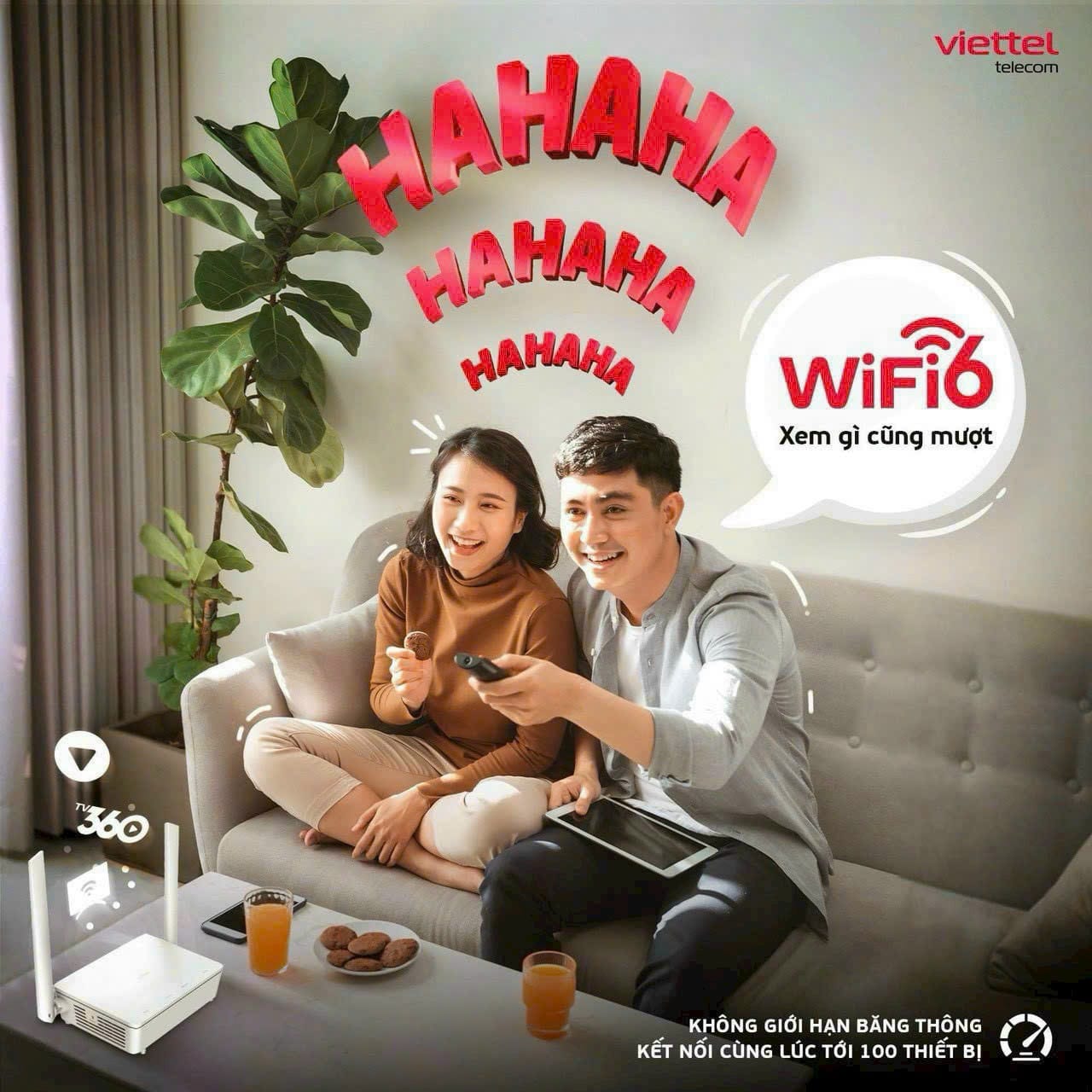 Lắp đặt wifi Viettel sẽ được trang bị modem wifi 6- công nghệ wifi mới nhất với giá cực rẻ.