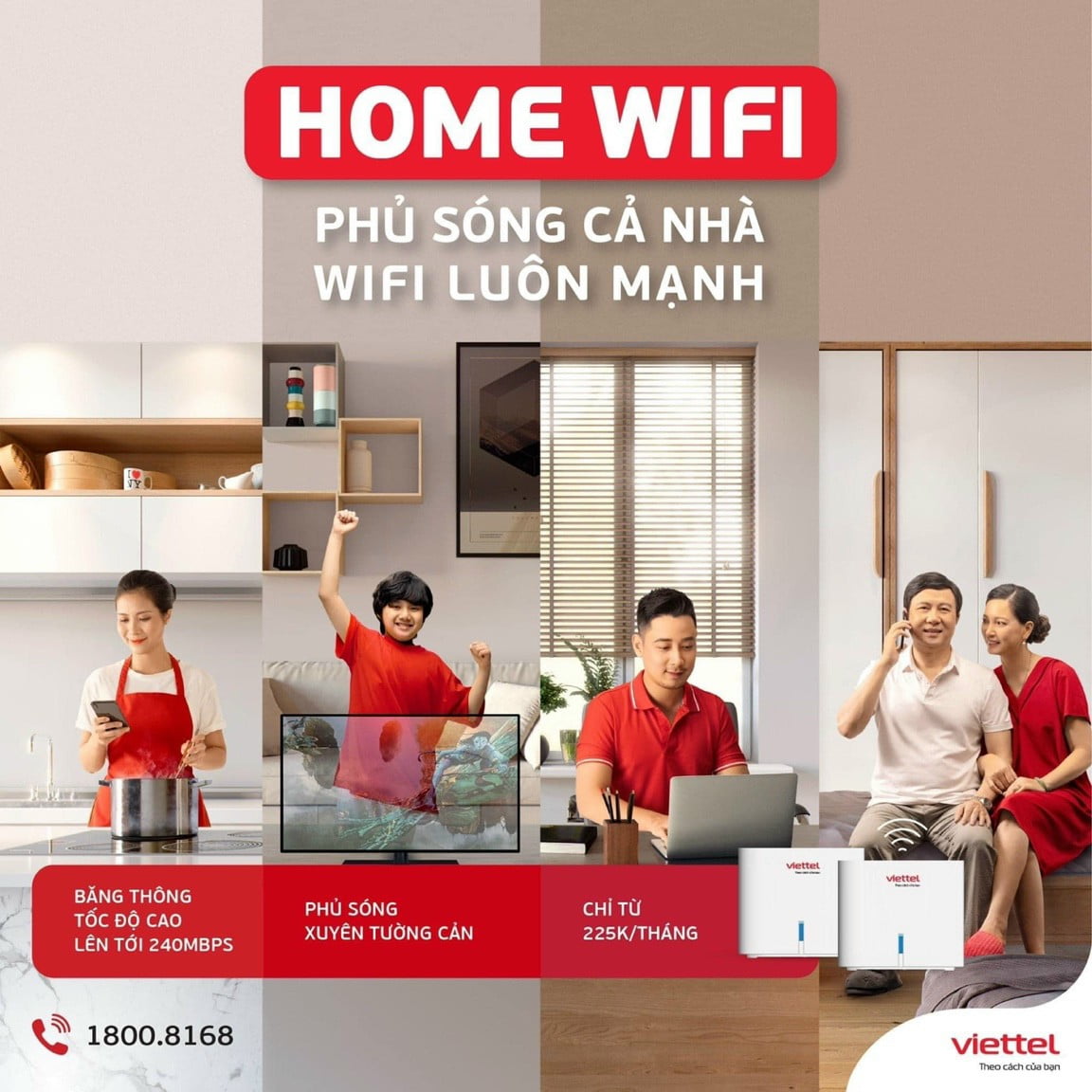 Home Wifi- Giải pháp wifi toàn diện nhất hiện nay chỉ có tại gói Star Viettel