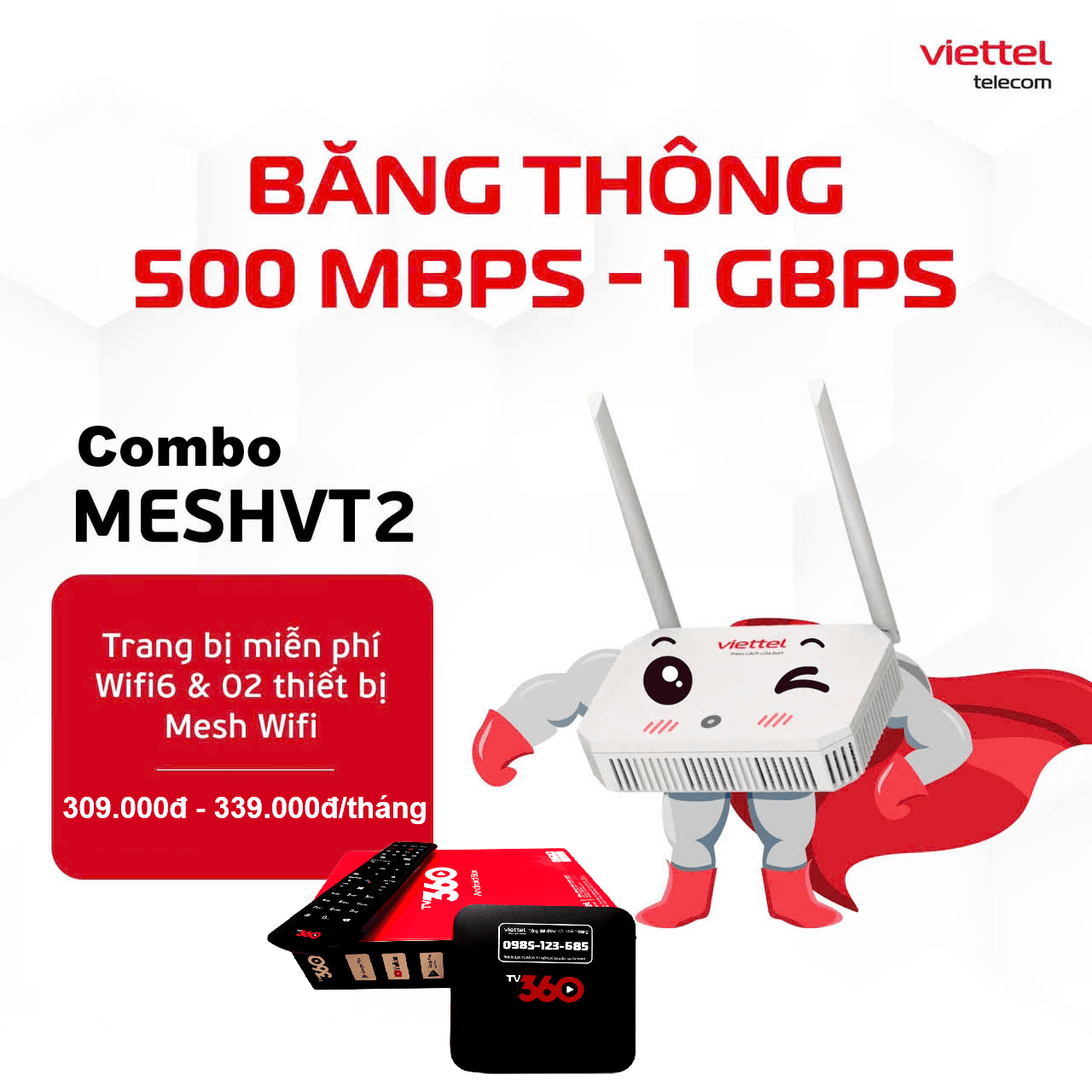 Combo Meshvt2h