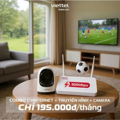 Gói NETCB1 Viettel - Combo đa dịch vụ siêu ưu đãi chỉ 195K/tháng