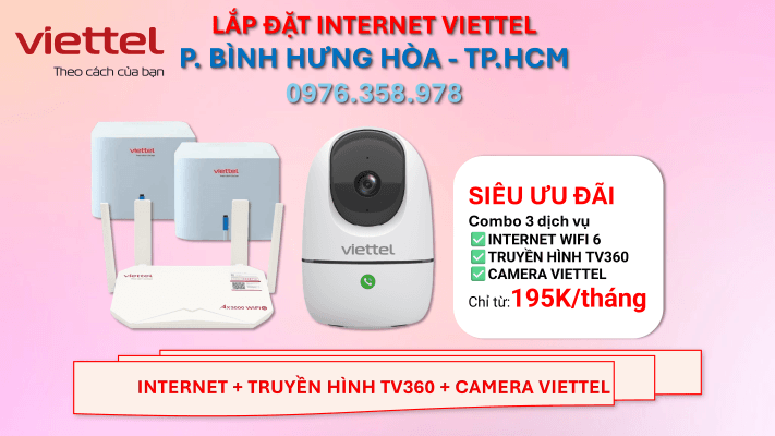 Lắp Wifi Viettel Phường Bình Hưng Hòa Tphcm - hạ tầng XGSPON cho tốc độ lý thuyết đến 10Gbps